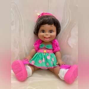Vintage Galoob Baby Face So Funny Natalie African American Doll 13" Very Rare